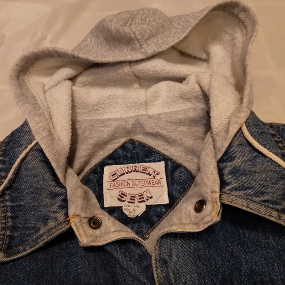 Vintage Current Seen Fashion Outerwear jean vest - Picture 3 of 15